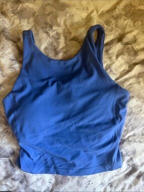 Lululemon Blue Crop Tank Top - Size Small
